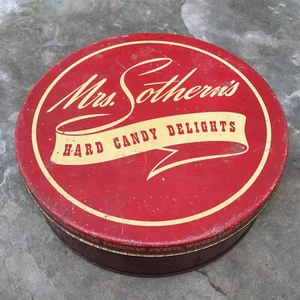 Mrs Sothern's Home Made Sweets Tin Woodhaven New York Candy Tin Vintage - Picture 1 of 7