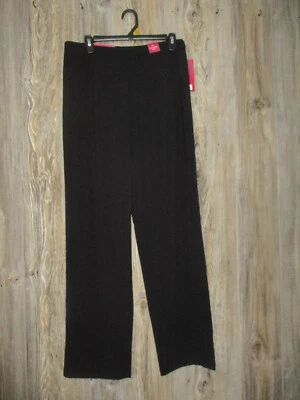 NUEVO CON ETIQUETAS 212 Colección Mujer Talla 10 Negro Sin Cintura Pantalones Vestido Carrera Msre 30.5x30 Foto 1 de 4