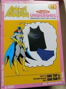 Girls Original Underoos BATGIRL Tshirt & Panty Small SIZE 4  - Picture 1 of 1