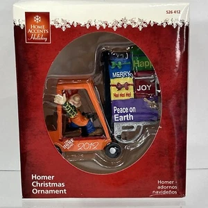 Homer HOME DEPOT 2012 Weihnachtsschmuck Gabelstapler & Weihnachtsgeschenke Geschenke - Bild 1 von 5