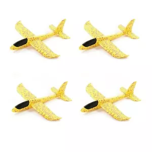 Fits For 4 Airplane Toys, 19" Large Throwing Gilded Foam Plane, Best Flying Toys - Picture 1 of 7
