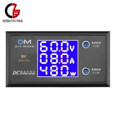 DIYMORE DC0-100V 10A Volt Amp Tester Gauge Monitor Voltage Amperage Power Energy Meter