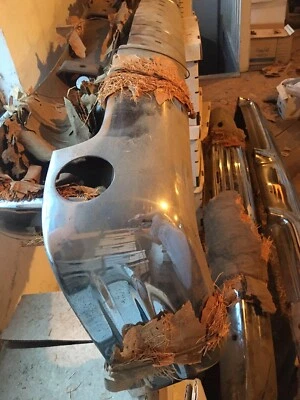 Parachoques delantero cromado triple enchapado Mercury Monterey 1952 1953 nuevo como nuevo en stock Foto 1 de 4