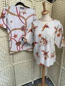 2 Camisetas Vintage Excel Londres Años 80’s Mujer’s Talla Grande 16-18 - Imagen 1 de 9