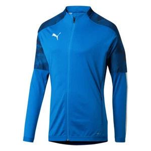 PUMA Cup Training Full Zip Jacket Youth Boys Blue Coats Jackets Outerwear 656012 - Picture 1 of 2