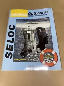 Johnsan Evinrude Outboards, 1996-01 by Seloc Publications Staff and Chilton... - Picture 1 of 3
