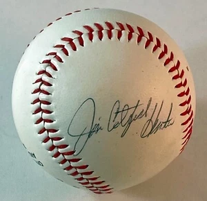 Autogramm signed Jim Catfish Hunter Baseball - Bild 1 von 3