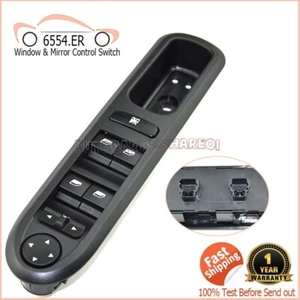 6554.ER Electric Power Master Window Control Switch For Peugeot 407 SW 2004-2010 - Picture 1 of 7