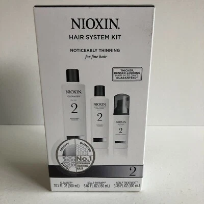 NIOXIN System Kit 2 Cleanser Shampoo Conditioner Scalp and Hair Treatment 3pc  - Image 1 of 4