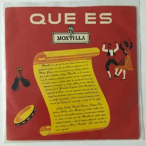 QUE ES, COMPILATION BY MONTILLA RECORDS, MEXICAN 7¨ SINGLE PS, FLAMENCO - Imagen 1 de 4