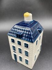 KLM Blue Delft House BOLs Royal Distillery Number 55 Empty Amsterdam Partial Wax