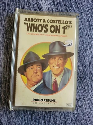 Abbott & Costello’s whos on 1st audio cassette - Image 1 of 4