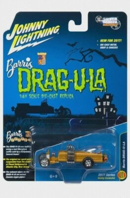 Johnny Lightning JLSS003 1/64 pantalla plateada George Barris DRAG-U-LA (B11) Foto 1 de 2