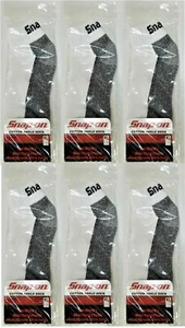 6 PAIRS Men's WHITE Snap-On Ankle Socks X-LARGE *FREE SHIPPING* MADE IN USA! NEW - Picture 1 of 4