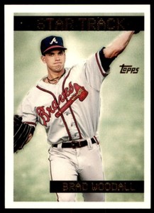 1995 TOPPS RC #91 BRAD WOODALL ATLANTA BRAVES