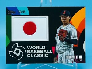 2023 Topps Japan Edition HIROMI ITOH WBC Japanese National Team Patch /99