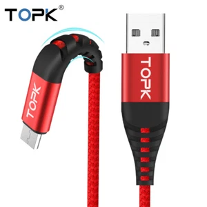 3A FAST Charge Strong Nylon Braided USB 2.0 Type A to Micro USB Charging Lead UK - Picture 1 of 7