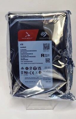 🔥Seagate IronWolf 4 TB NAS Internal Hard Drive HDD, 3.5" SATA 6 Gb/s 5,900 RPM - Image 1 of 4