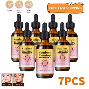 7PK Bevanda Orale Gocce Abbronzanti Senza Sole Da Bere Bevibili Senza Sole Gocce Abbronzanti - Foto 1 di 12