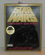 Vintage STAR WARS Trilogy CD-Rom Limited Edition Windows/Mac) 1995 PC GAME Rare
