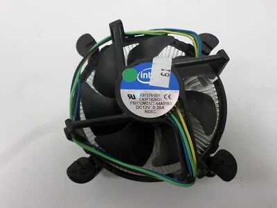 USADO Lote de 4 Disipador de calor CPU Intel E97379-001 + Enchufe de ventilador 4 pines  Foto 1 de 4