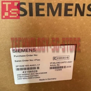 Siemens 6SL3362-0AF01-0AA1 Inverter Axial Flow Fan# 1pcs New In Box - Picture 1 of 3
