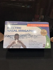 Electric Nasal Irrigation System with 50 Salt Packets, 2 Modes Nose Cleaner - Picture 1 of 4