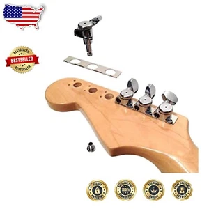 Enhanced Tuning Stability - Vintage 6 Inline Closed Tuners with Easy Install UMP - Picture 1 of 2