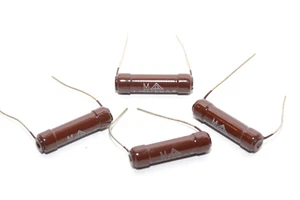 4pcs of Vintage Resista Film Resistor 1.25 MOhm / 1 W / 5%, from the 1950s, NOS - Picture 1 of 5