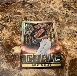 Manny Machado 2023 Bowman Chrome Iconic Insert Mojo BI-16 Baltimore Orioles - Picture 1 of 1