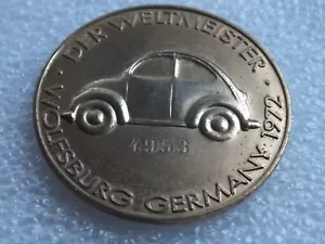 Old Medal VW Beetle - The World Champion - Wolfsburg - Germany 1972 - MG4 - Picture 1 of 11