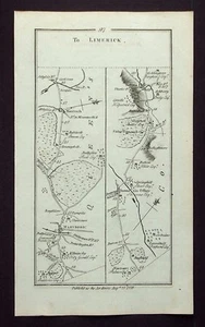 IRLAND, MARYBOROUGH / PORTLAOISE, NENAGH, antike Karte, Taylor & Skinner, 1778 - Bild 1 von 4