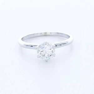 14K Gold Solitär Verlobungsring klassisch 1,21 ct rund Lab-gezüchtet Diamant D VS2 - Bild 1 von 8