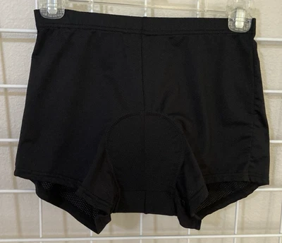 Qualidyne Cycling Shorts Womens Medium Pink Liner Polyester Spandex Blend Padded - Image 1 of 4