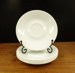 5 Corelle White Saucers 6 1/4'' - Picture 1 of 13