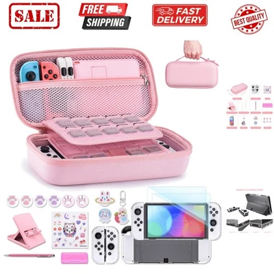 Switch Estuche OLED 19 en 1 Paquete para NS Switch OLED 2021, con Estuche de Transporte,... Foto 1 de 4