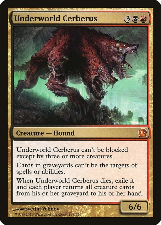 Underworld Cerberus 208 NM Normal Theros MTG EN - Image 1 of 1