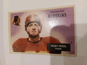 1955 Bowman #17 Volney Peters Rams - Picture 1 of 2