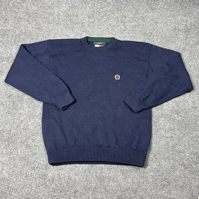 Vintage Tommy Hilfiger Sweater Mens XL Wool Crest Classic 90s Pullover - Image 1 of 4