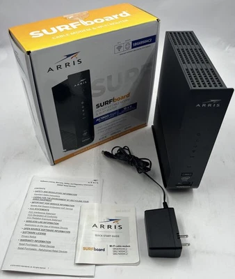 ARRIS SURFBOARD SBG6950AC2 1001228 DOCSIS 3.0 802.11AC CABLE MODEM  - Image 1 of 4