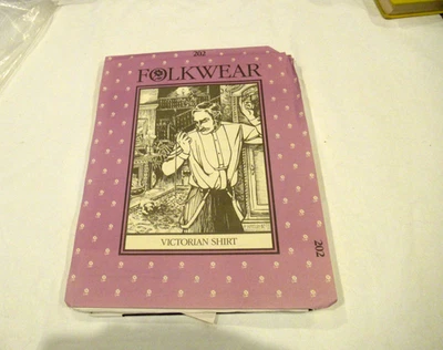 Folkware Pattern #202 Victorian Shirt for men, new, c. 1982 - Image 1 of 4