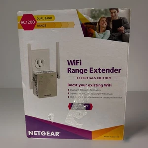 NETGEAR EX6120-100NAS AC1200 Dwuzakresowy przedłużacz zasięgu WiFi - Zdjęcie 1 z 4