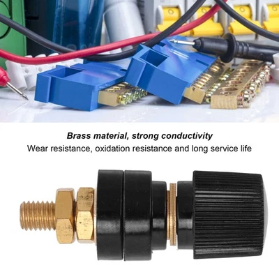 Black Copper Terminal Brass Material Strong Electrical Conductivity Wear - Image 1 of 4