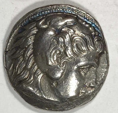 320 BC Alexander the Great. Techdrachur. 17.07grams. Choice. - Image 1 of 4