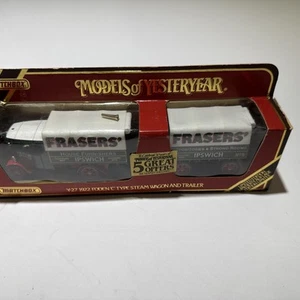 Matchbox Models of Yesteryear Y27 1922 Foden C Type Steam Wagon & Trailer - Picture 1 of 11