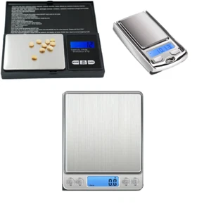 0.1g-3000g Mini Digital portable Scale Kitchen Jewellery Food Weight Scale Herbs - Picture 1 of 15