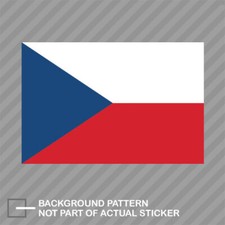 Czech Republic Flag Sticker Decal Vinyl Czechia
