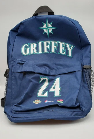 SEATTLE MARINERS GRIFFEY #24 MLB BACKPACK ~ PEPSI TOP HAGGEN ~ BLUE ~ FANTASTIC! Cover