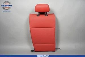 BMW E82 135i 128i Coupe Rear Right Seat Back Backrest Coral Red Leather OEM - Picture 1 of 10