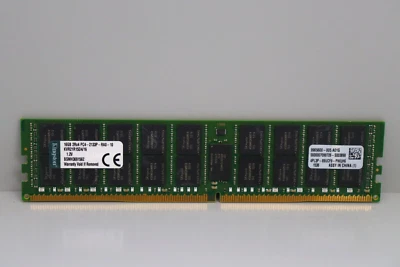 Kingston 16GB 2Rx4 PC3-17000 DDR4 2133MHz CL15 ECC REGISTERED - KVR21R15D4/16 - Bild 1 von 2